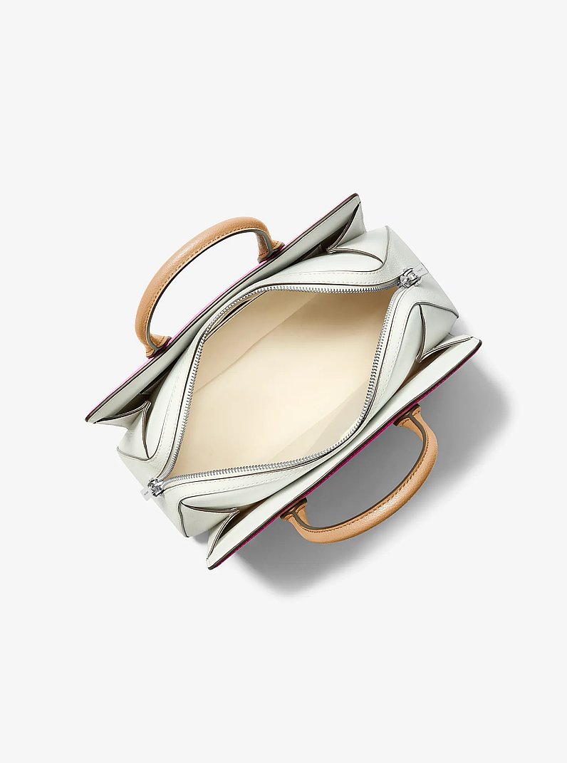 Borsa a mano Laila media in pelle color block in [3767] | Michael Kors
