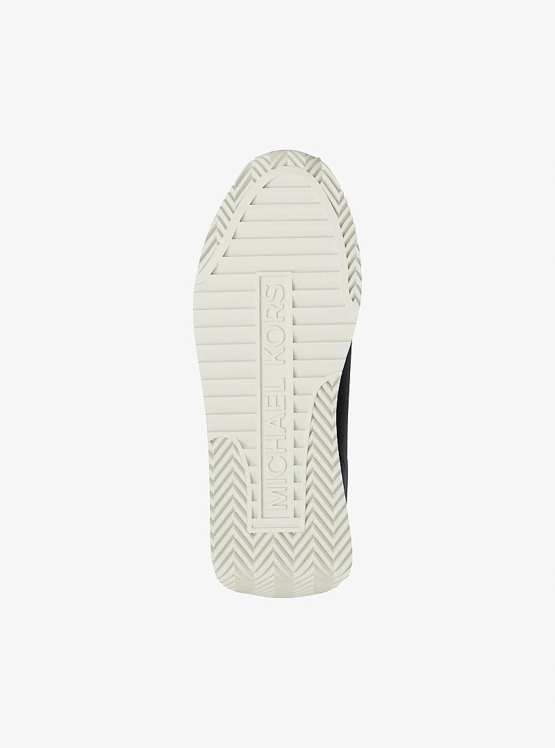 Rhodes Floral Embellished Trainer in BLACK | Michael Kors