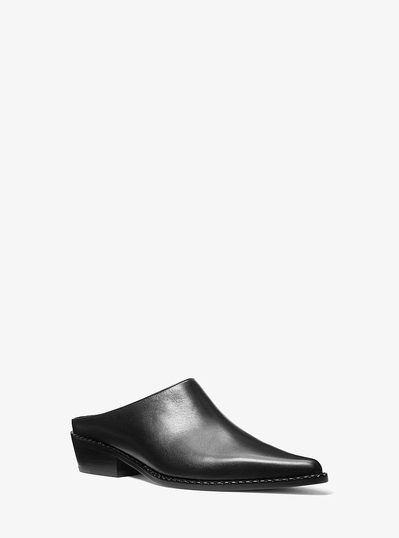 Nash Leather Mule in BLACK | Michael Kors