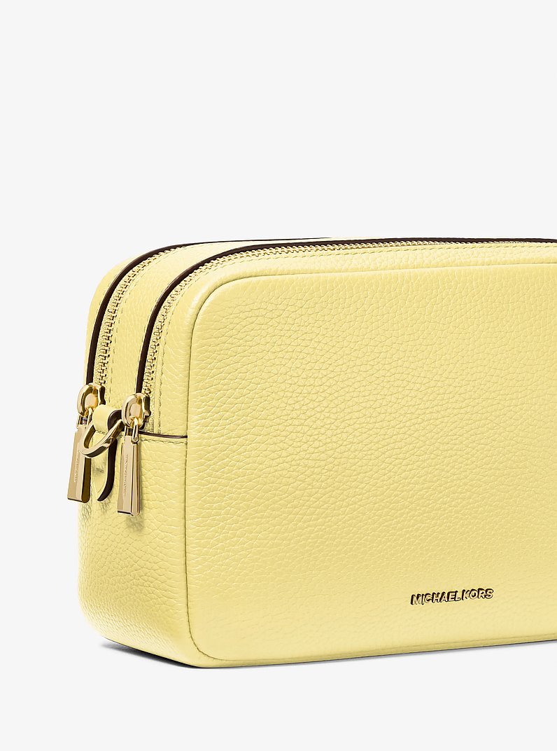 Kameratasche Bryant Medium aus gekrispeltem Leder in ZITRONE | Michael Kors