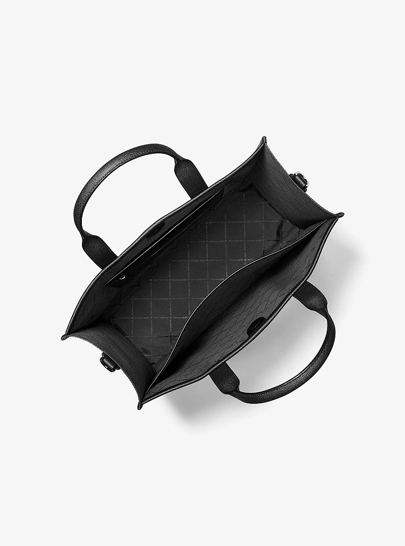 Sac fourre-tout Cooper en jacquard &agrave; logo in NOIR | Michael Kors