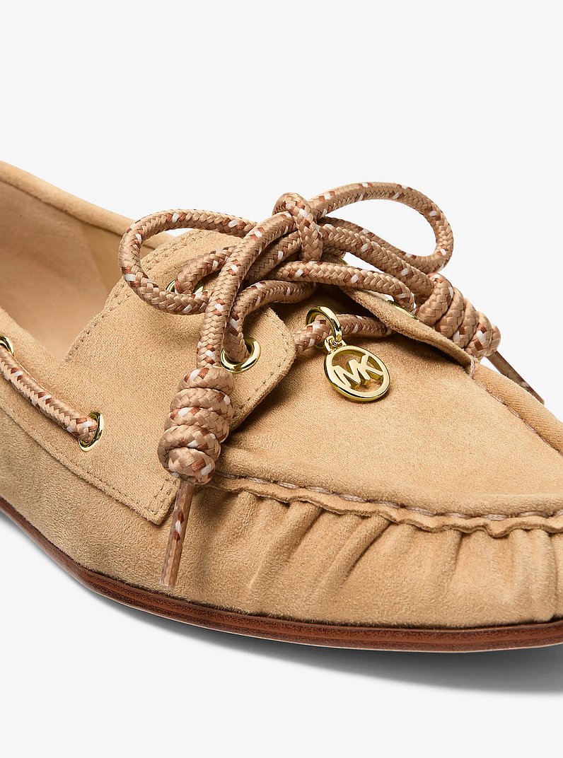 Demi Microsuede Mocassin in CAMEL | Michael Kors
