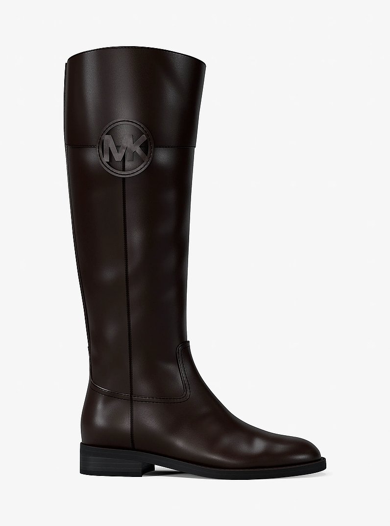 Botte Kimmee en cuir in CHOCOLAT | Michael Kors