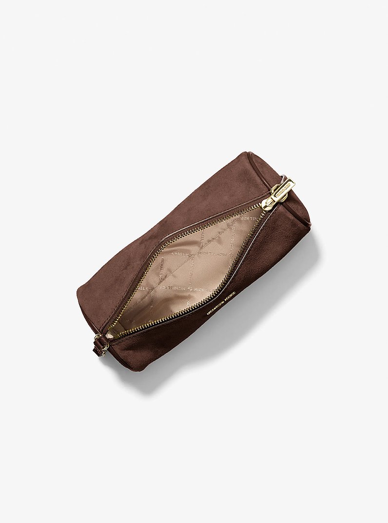 Bolso pochette Ashton peque&ntilde;o de forma cil&iacute;ndrica in NUEZ MOSCADA | Michael Kors