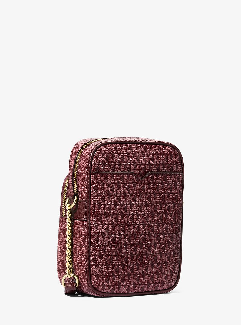 Jet Set Travel Medium Signature Logo Crossbody Bag