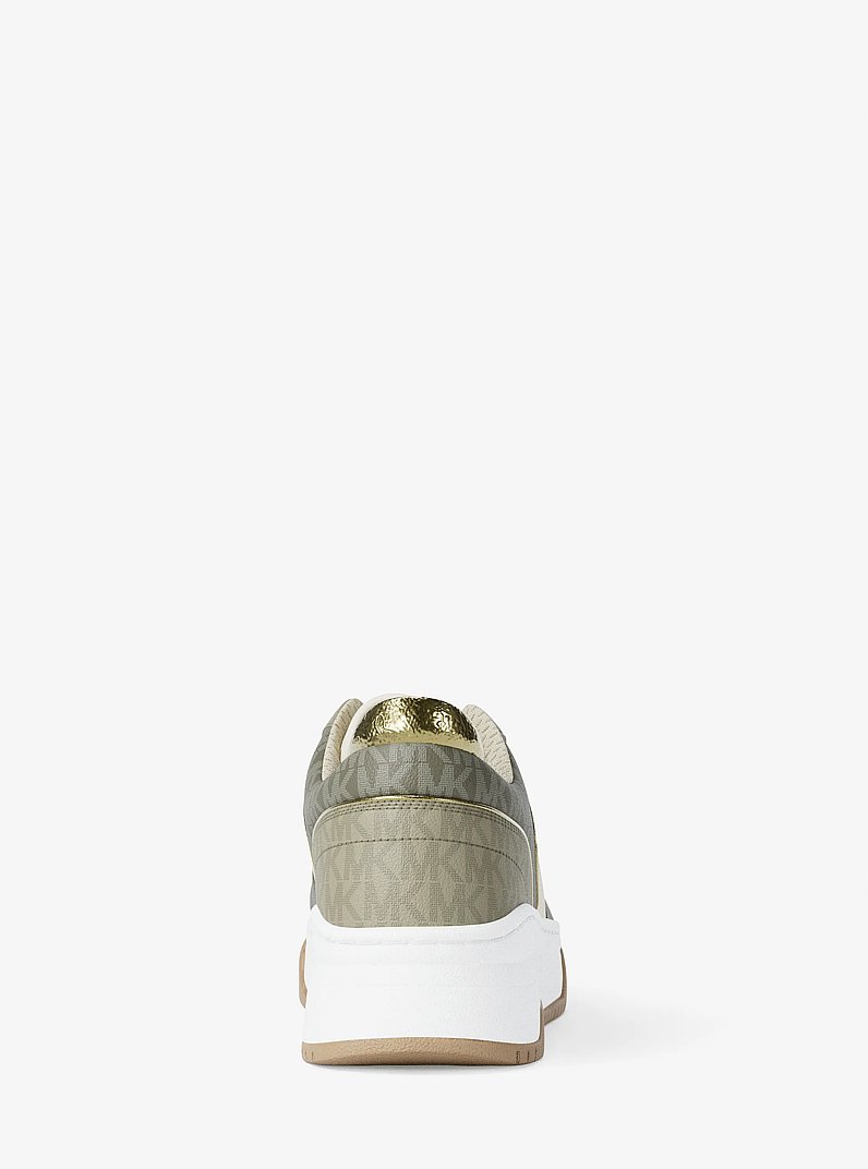 Lexi Mixed-Media Sneaker