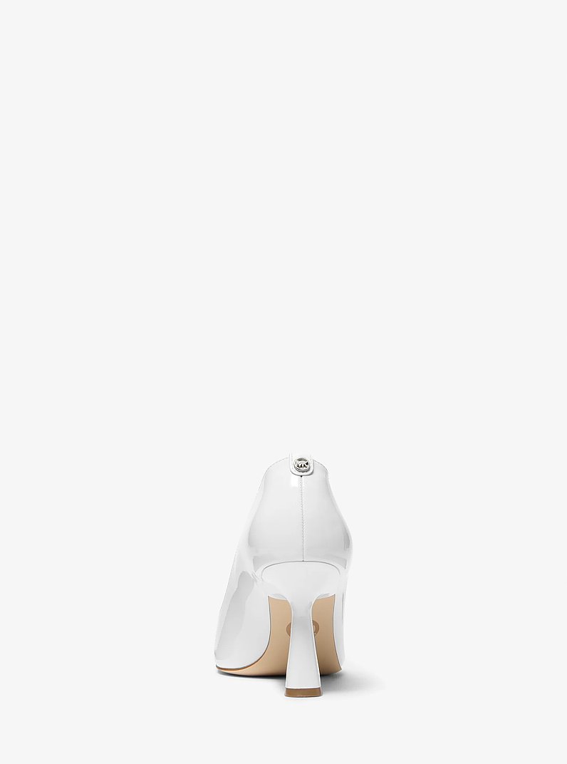 Amali Patent Pump in OPTIC WHITE | Michael Kors
