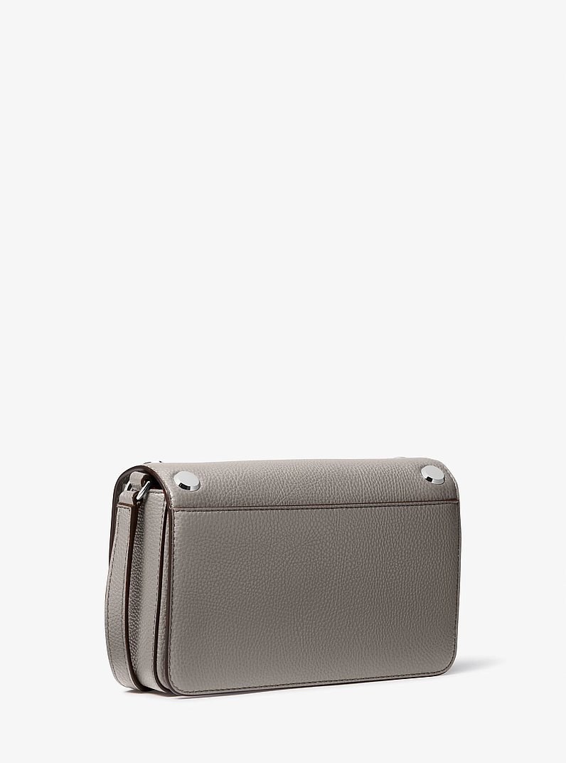 Holly Medium Embellished Pebbled Leather Crossbody Bag