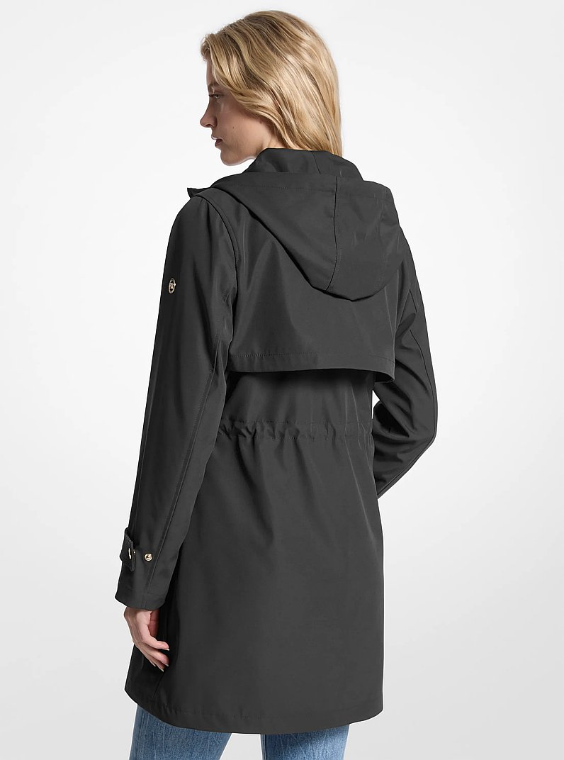 2-in-1 Water-Resistant Anorak in BLACK | Michael Kors