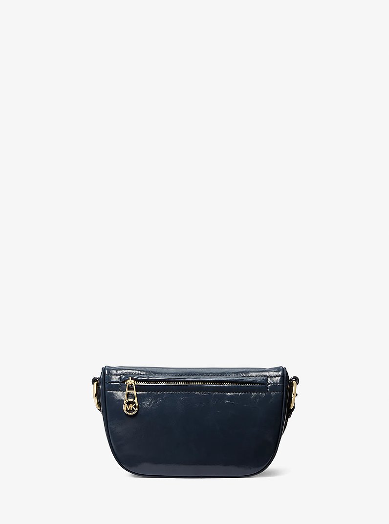Tr&egrave;s petit sac &agrave; bretelle Slater en cuir verni