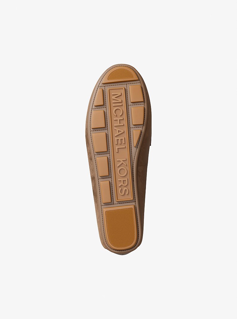 Zoe Suede Moccasin in CAMEL | Michael Kors