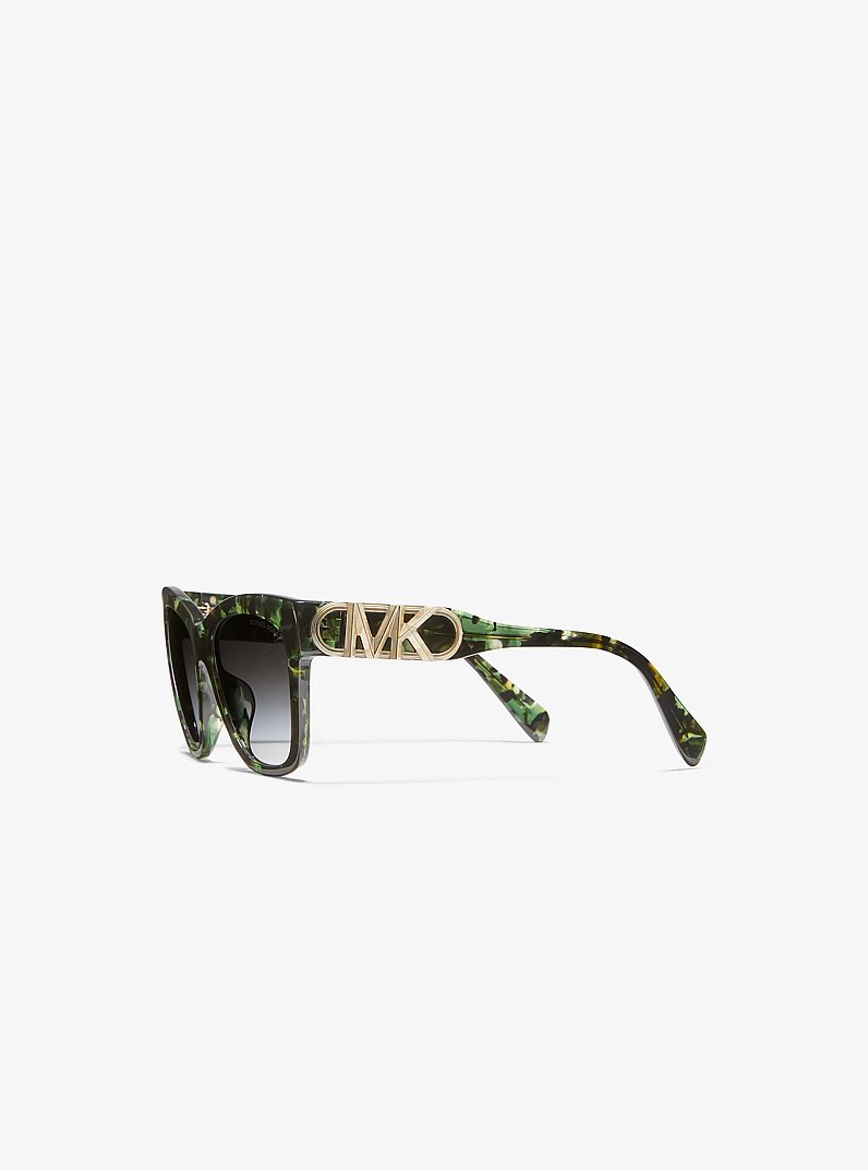 Quadratische Sonnenbrille Empire in AMAZONASGR&Uuml;N | Michael Kors