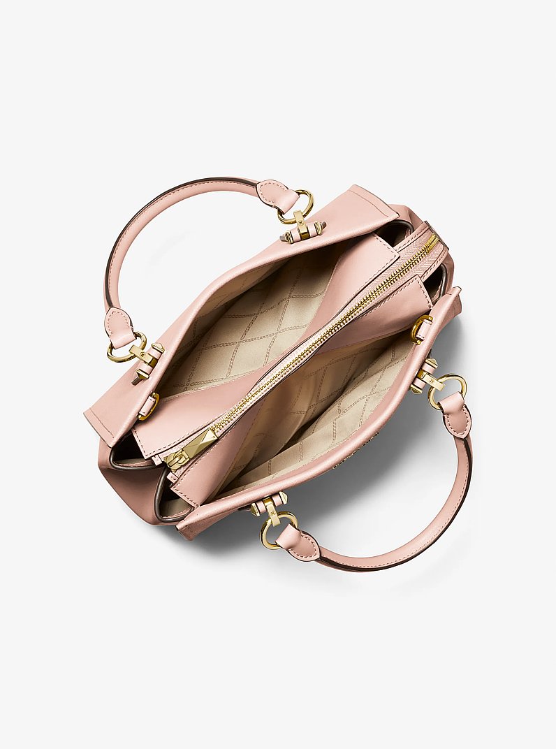 Marilyn Medium Saffiano Leather Satchel