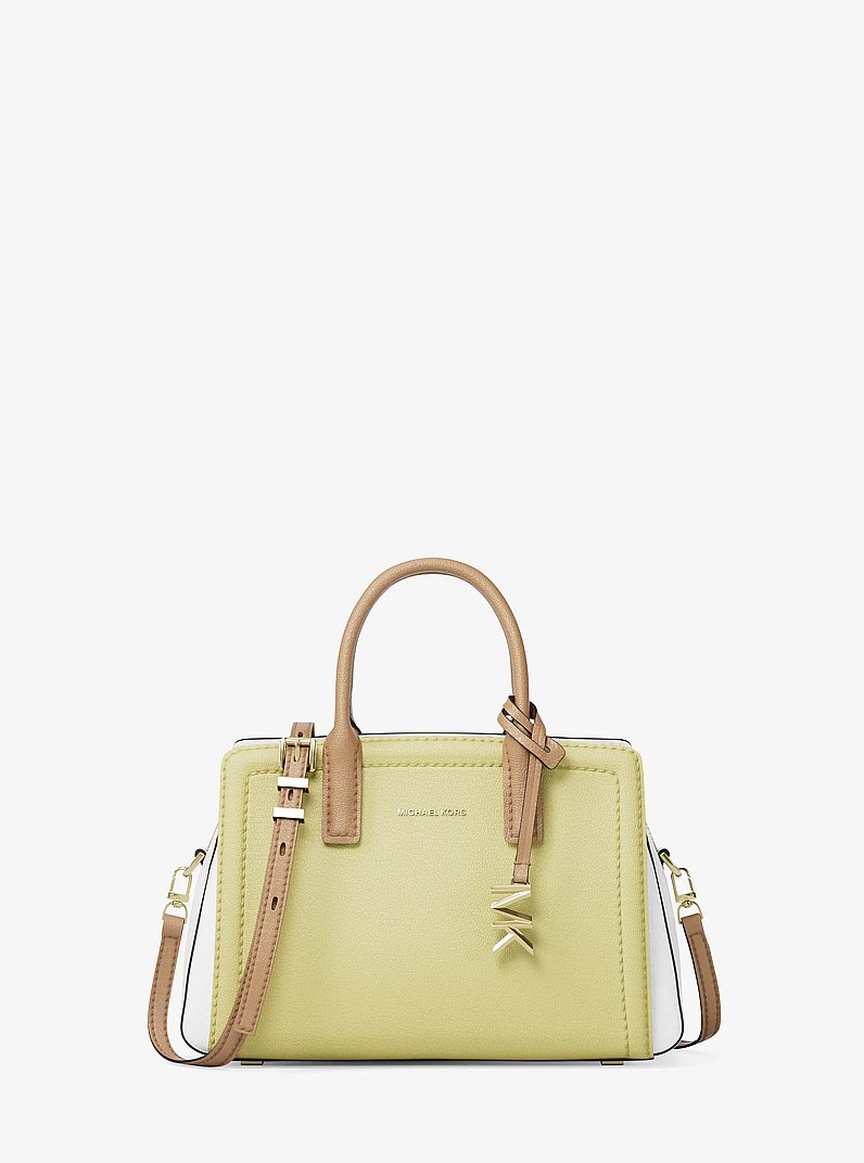 Umh&auml;ngetasche Laila Extra-Small aus Leder in Blockfarben in [3786] | Michael Kors