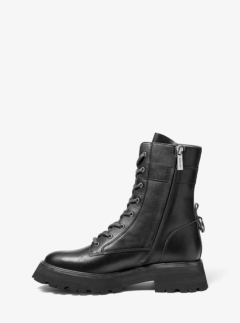 Ranger Caleb en cuir in NOIR | Michael Kors