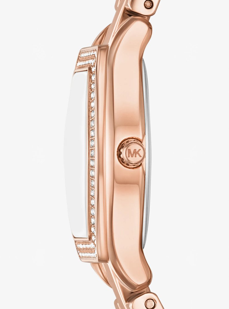 Reloj Chelsea peque&ntilde;o bitono con incrustaciones in DORADO ROSA | Michael Kors