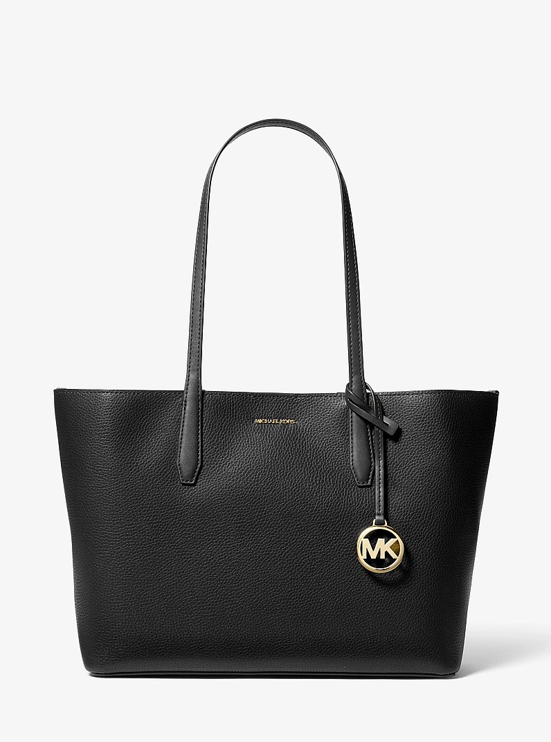 Avalon Medium Pebbled Leather Tote Bag in NUTMEG - Sale | Michael