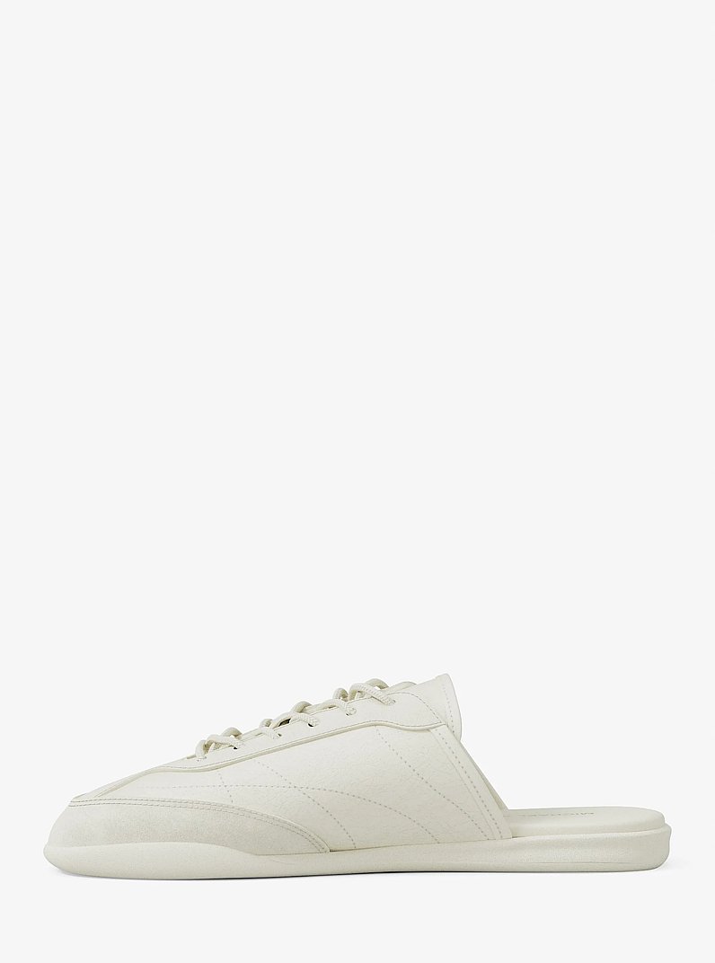 Nolan Leather Mule in EGGSHELL | Michael Kors