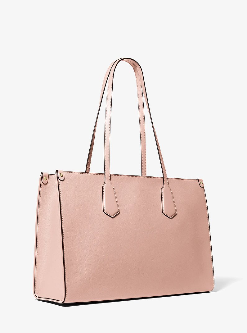 Borsa tote Maple grande in pelle Saffiano in ROSA TENUE | Michael Kors