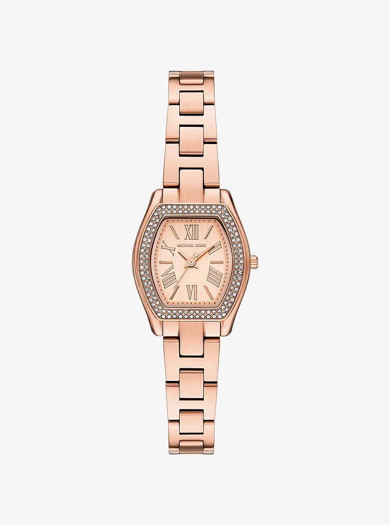 Reloj Chelsea peque&ntilde;o bitono con incrustaciones in DORADO ROSA | Michael Kors