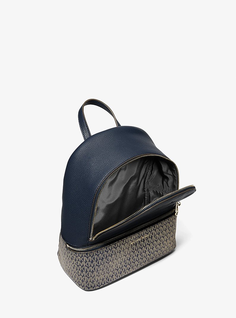 Logo Heart Embellished Kids Backpack in NAVY | Michael Kors