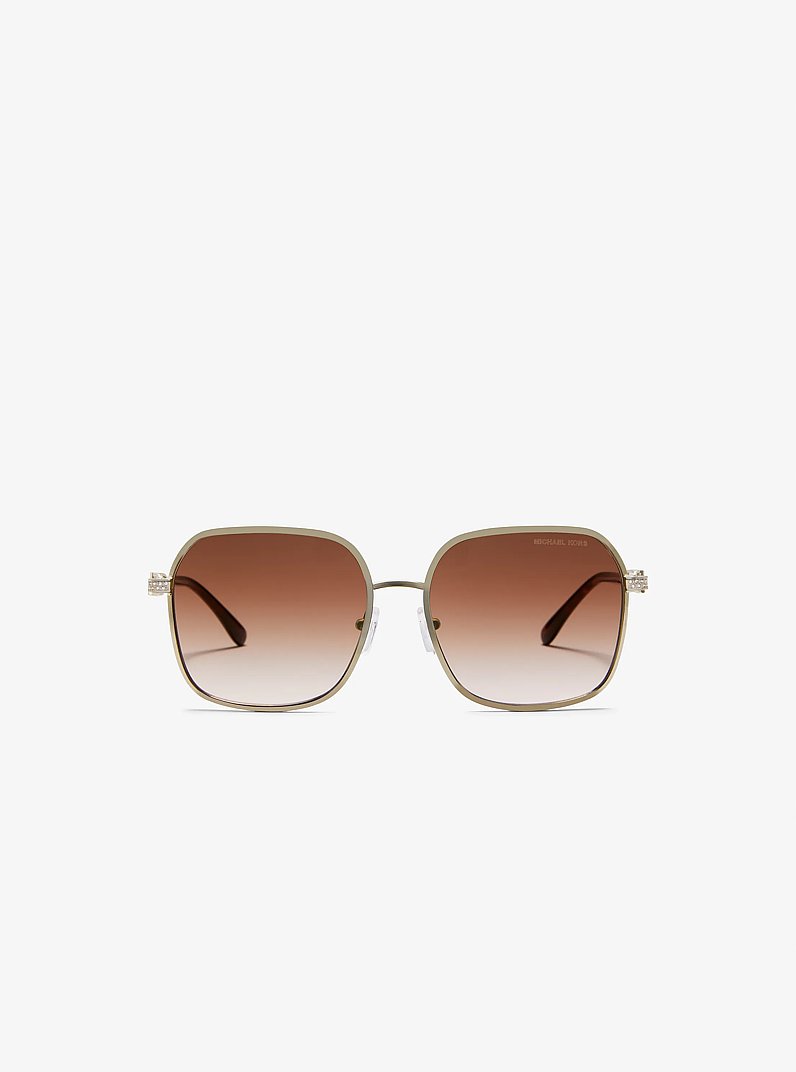 Cadiz Sunglasses in LIGHT GOLD | Michael Kors