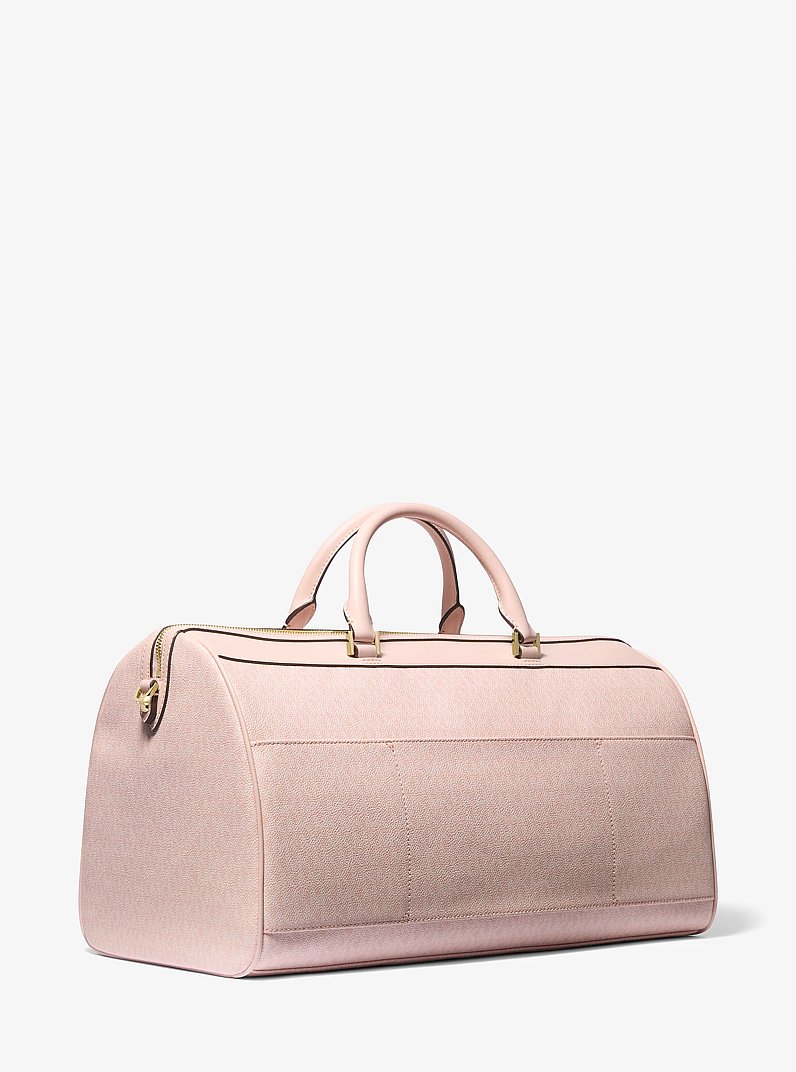 Jet Set Travel Extra-Large Signature Logo Duffel Bag in LT POWDER BLUSH | Michael Kors