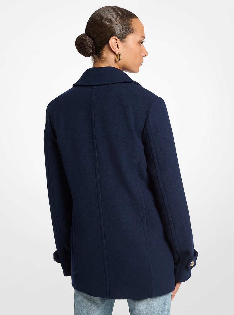 Wool Blend Coat in MIDNIGHTBLUE | Michael Kors