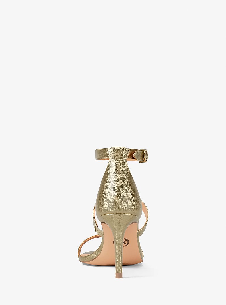 Sandalo Koda metallizzato in ORO PALLIDO | Michael Kors