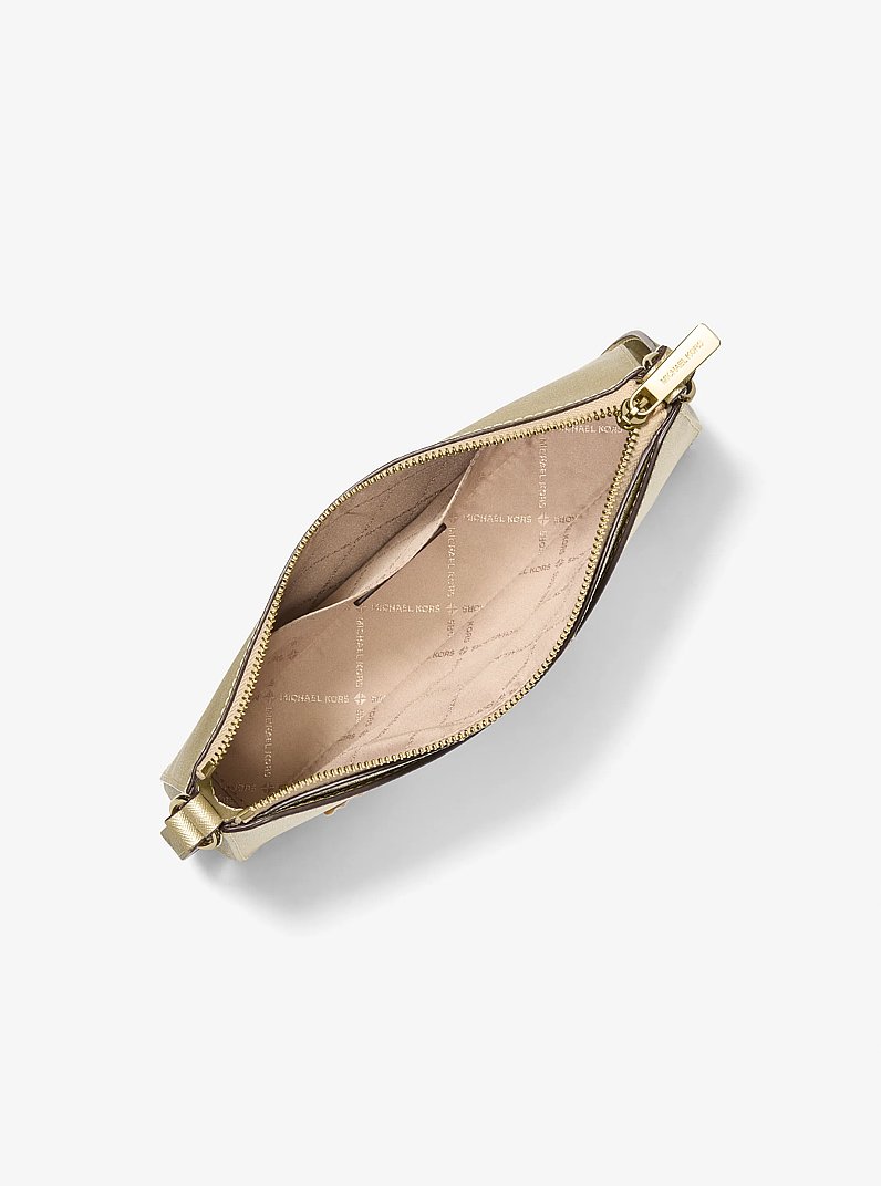 Arden Medium Metallic Crossbody Bag in DORADO P&Aacute;LIDO | Michael Kors