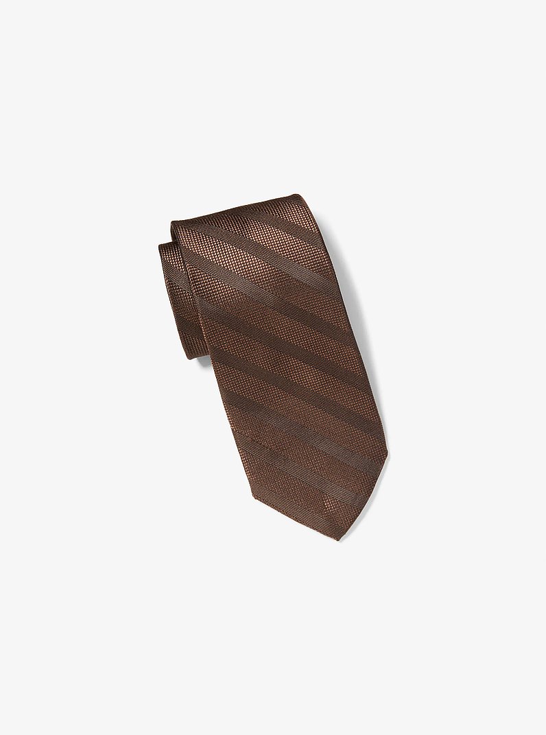Corbata de seda a rayas in MARR&Oacute;N | Michael Kors