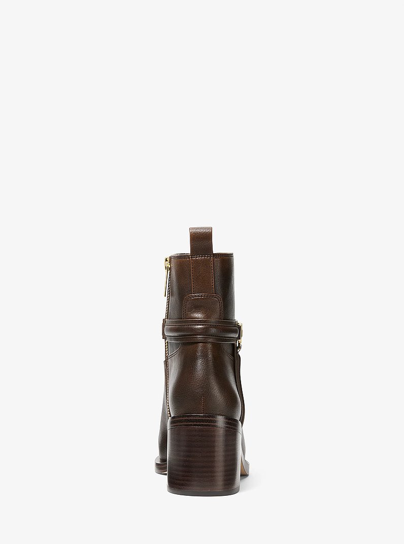 Bota Mindy de efecto curtido in CHOCOLATE | Michael Kors