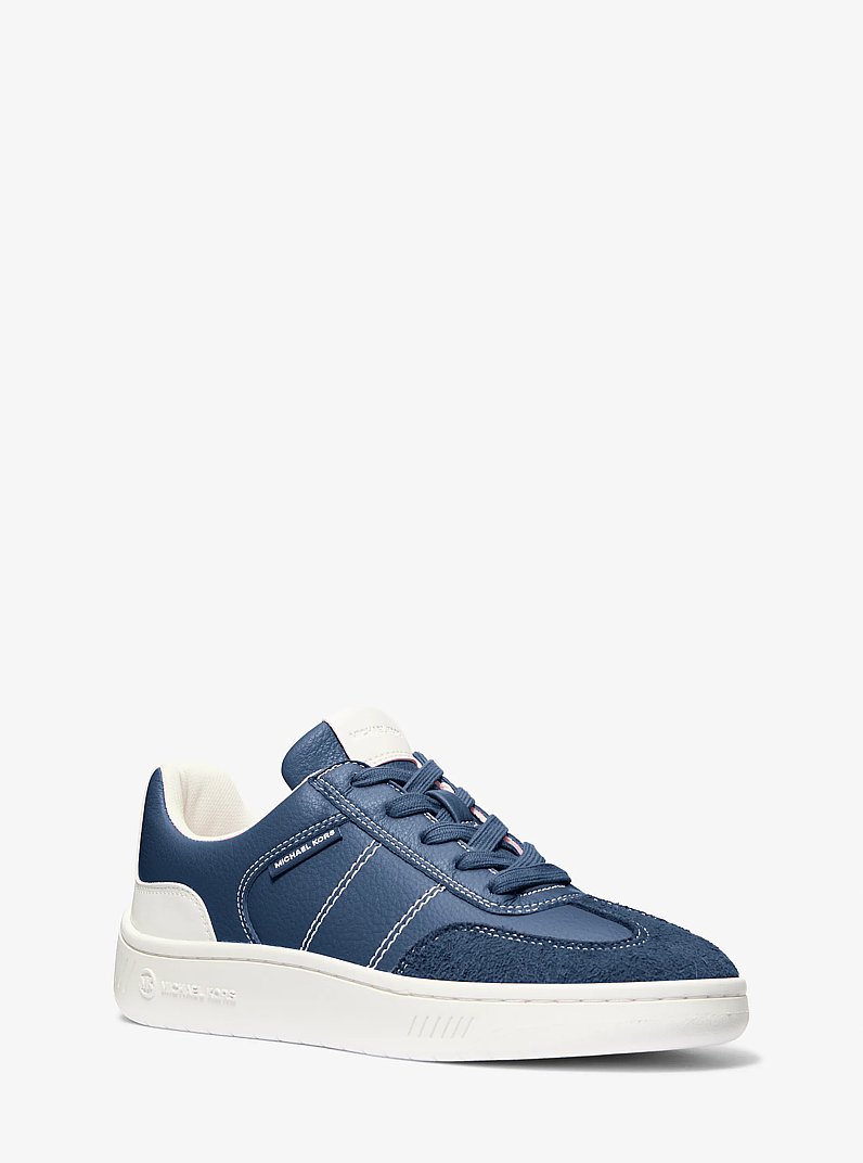 Kai Mixed-Media Sneaker in NAVY | Michael Kors
