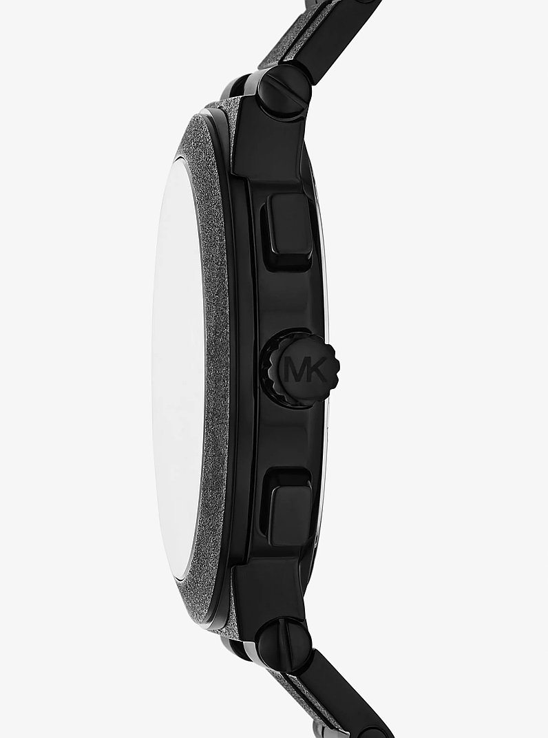 Montre Billie surdimensionn&eacute;e noire d&eacute;polie in NOIR | Michael Kors