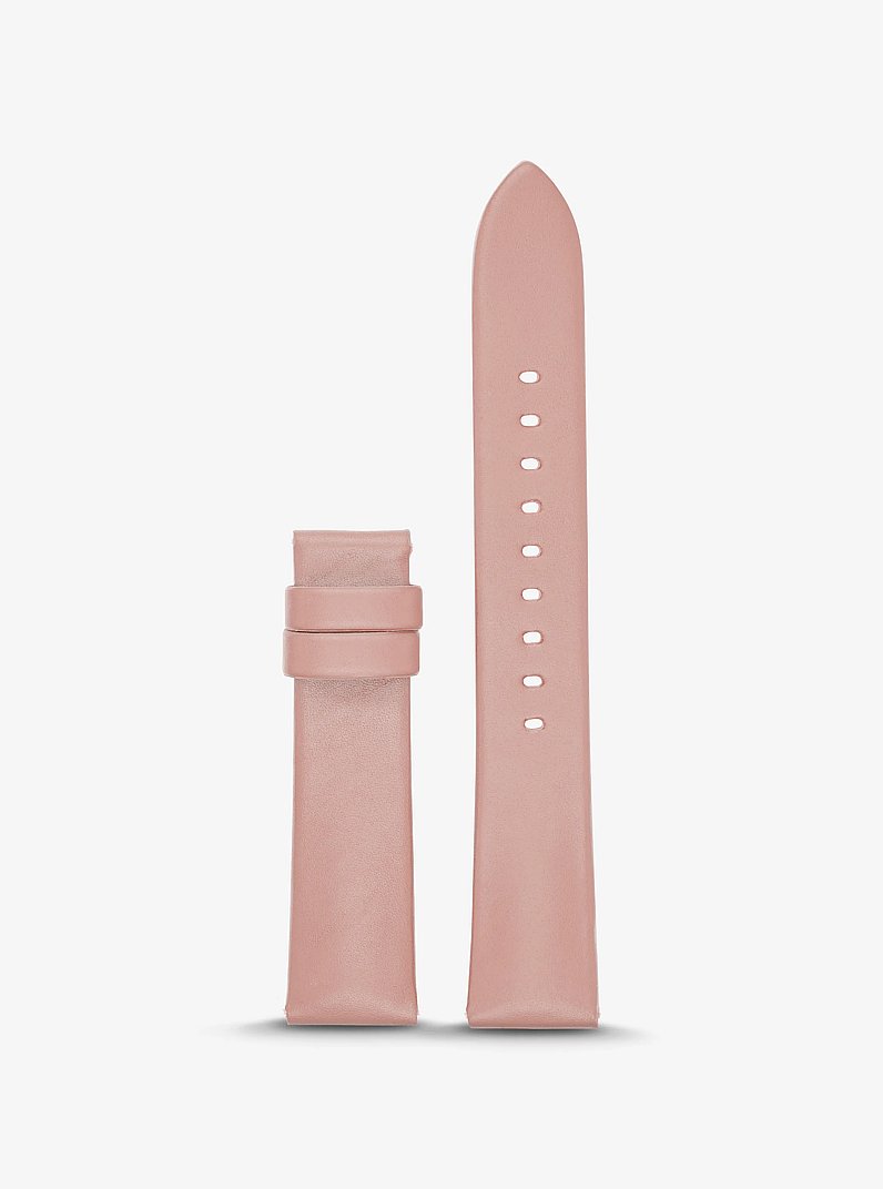 Gen 3 Runway Leather Smartwatch Strap in BLUSH | Michael Kors