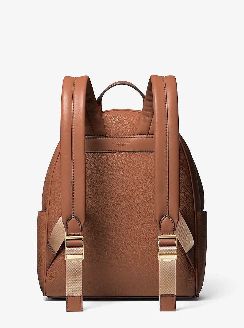 Mochila Bex mediana de piel granulada in LUGGAGE | Michael Kors