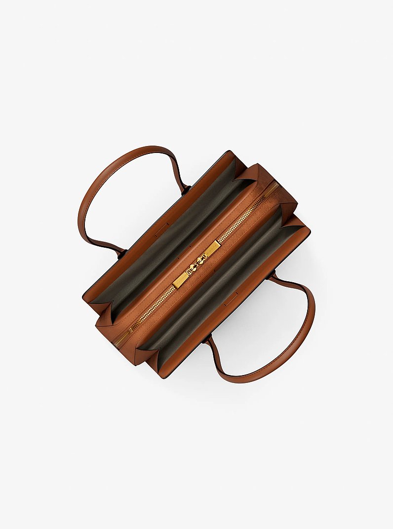 Schultertasche Laila Small aus Wildleder in LUGGAGE | Michael Kors