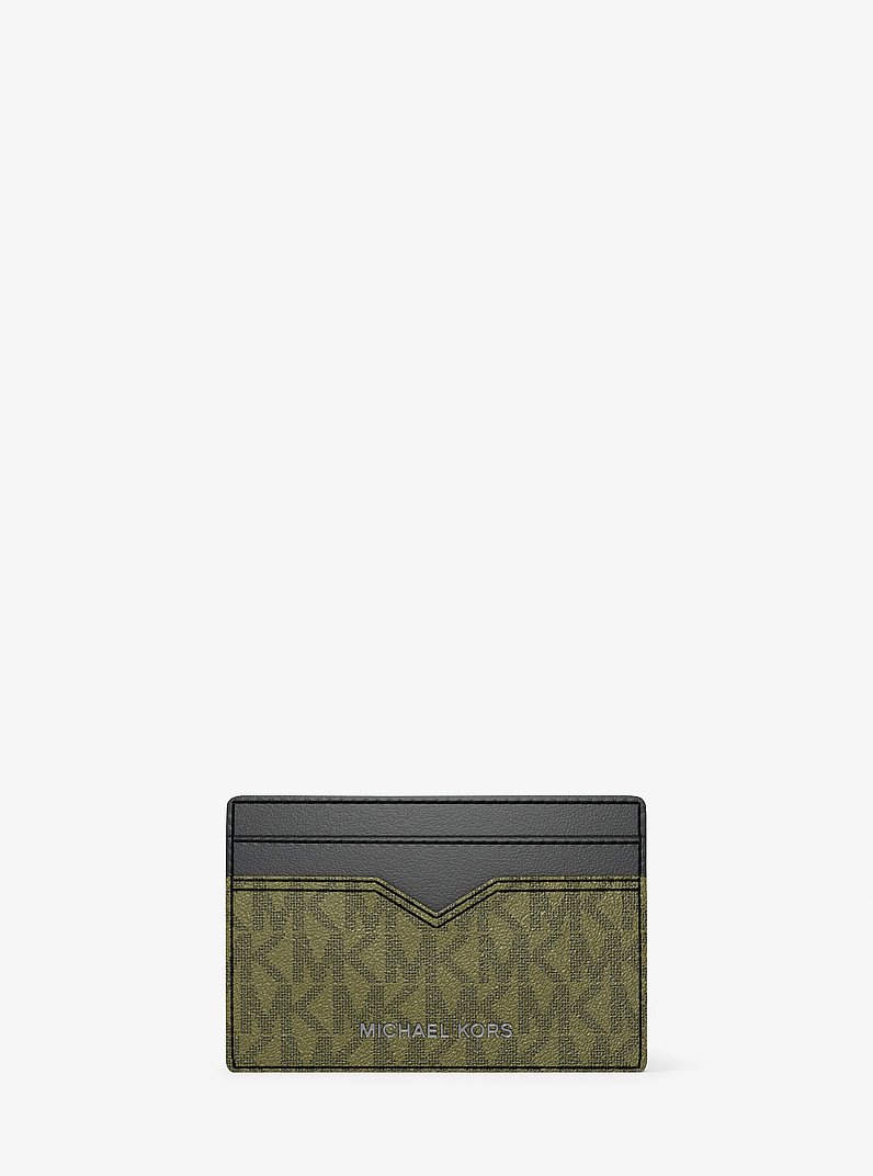 Hudson Logo Card Case in PISTACHIO | Michael Kors