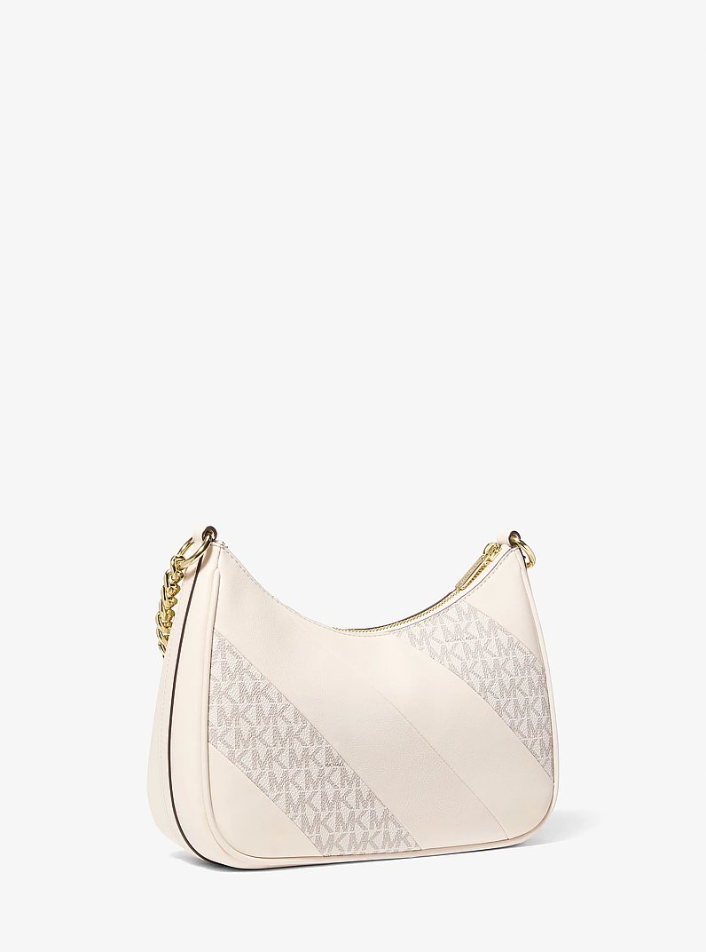Jet Set Travel Large Signature Logo Trim Convertible Crossbody Bag