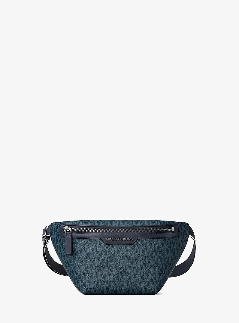 Cooper Mini Logo Belt Bag in ADML/PL BLUE | Michael Kors