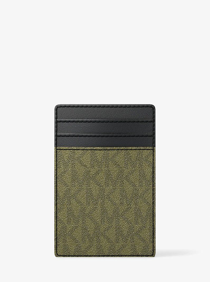 Hudson Logo Card Case in PISTACHIO | Michael Kors