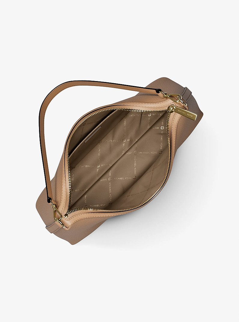 Sammy Medium Pebbled Leather Convertible Shoulder Bag in CAMEL | Michael Kors