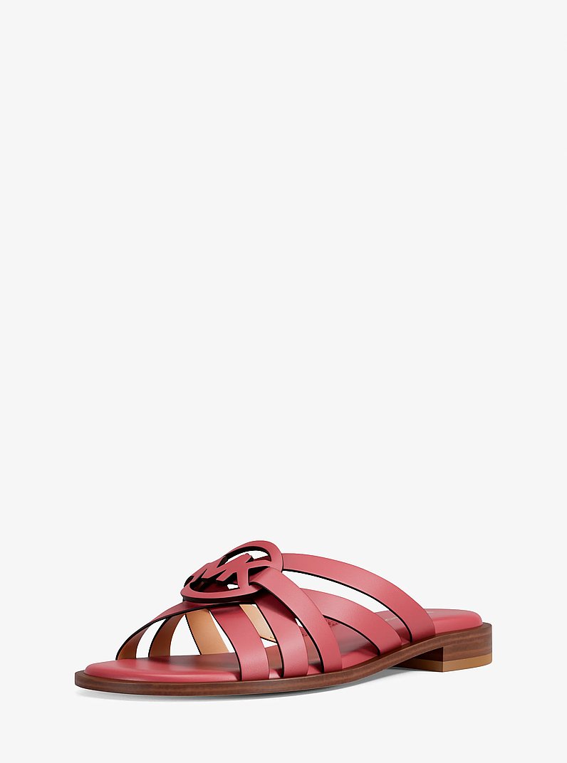 Pantolette Erika aus Leder in LT BRY SBT | Michael Kors