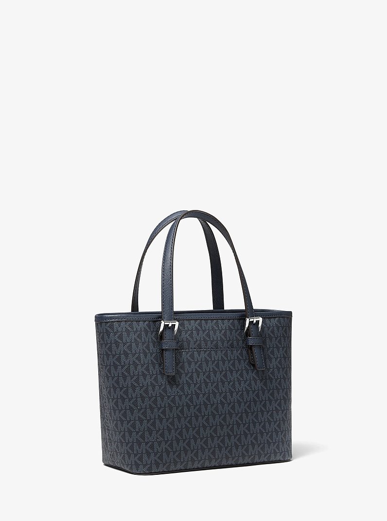 Jet Set Travel Extra-Small Logo Top-Zip Tote Bag in ADMIRAL | Michael Kors