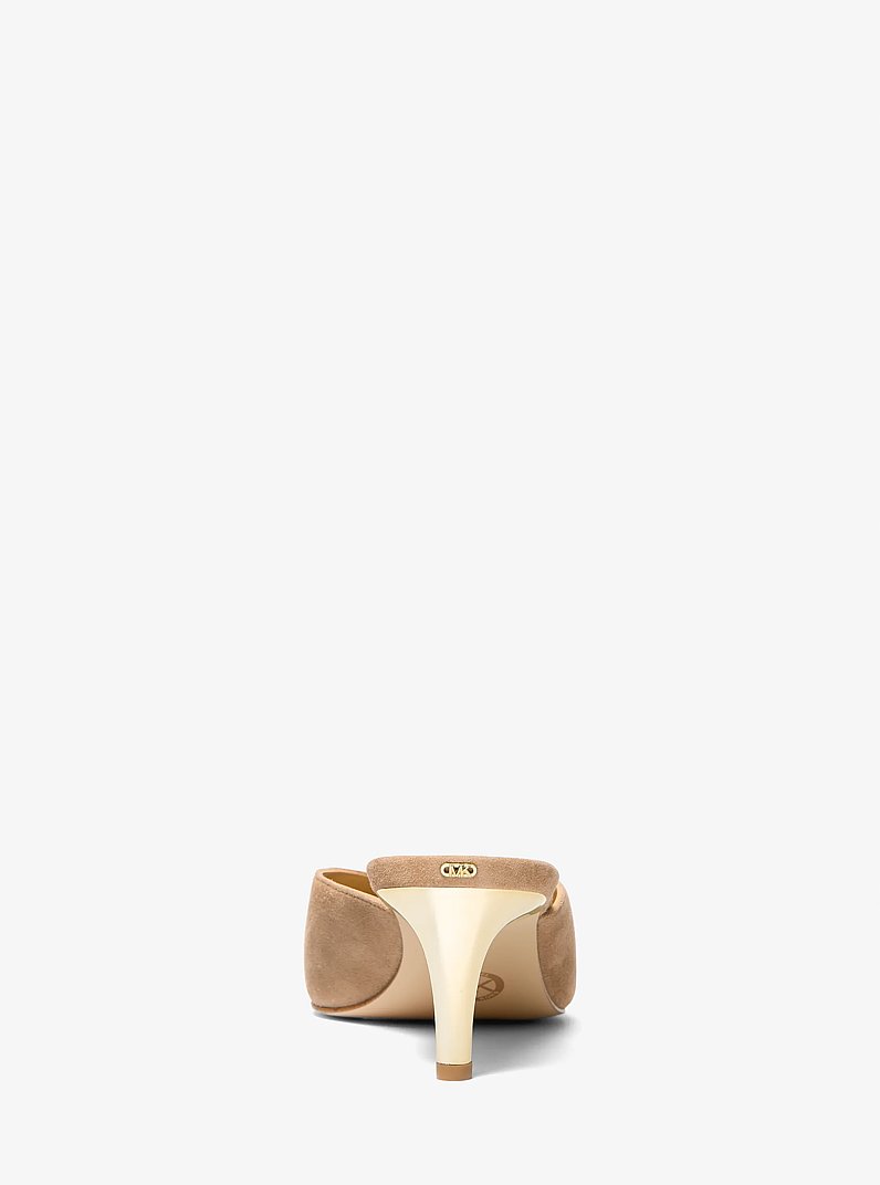 Kasia Suede Mule in HUSK | Michael Kors