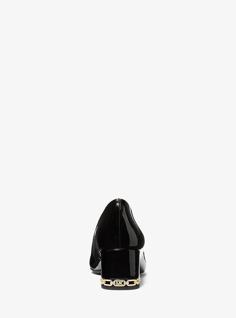 June Flex Patent Leather Pump in BLACK | Michael Kors
