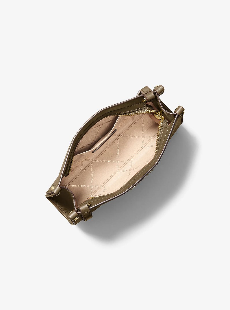 Maple Small Saffiano Leather Crossbody Bag