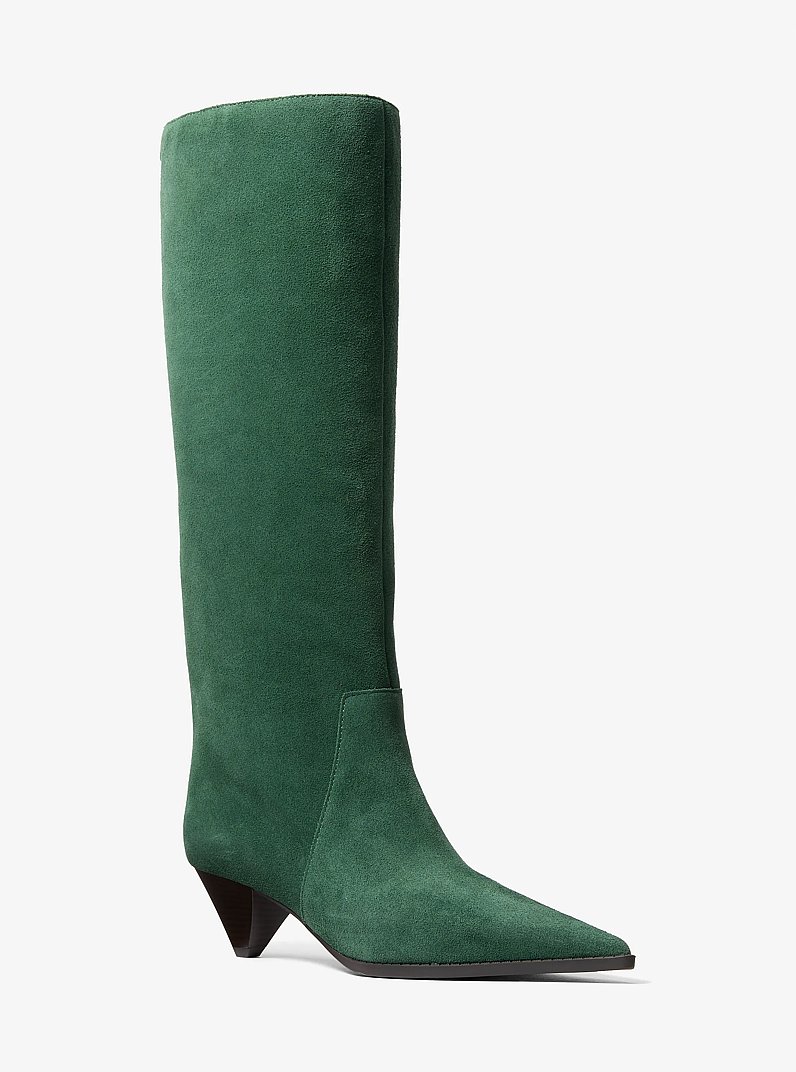 Bota alta hasta la rodilla Jayla de gamuza in MUSGO | Michael Kors