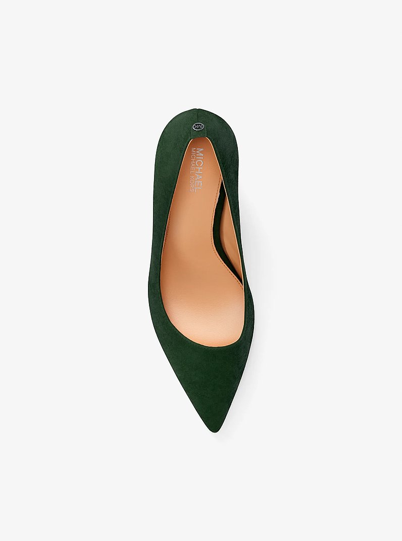 Alina Flex Suede Pump in MOSS | Michael Kors