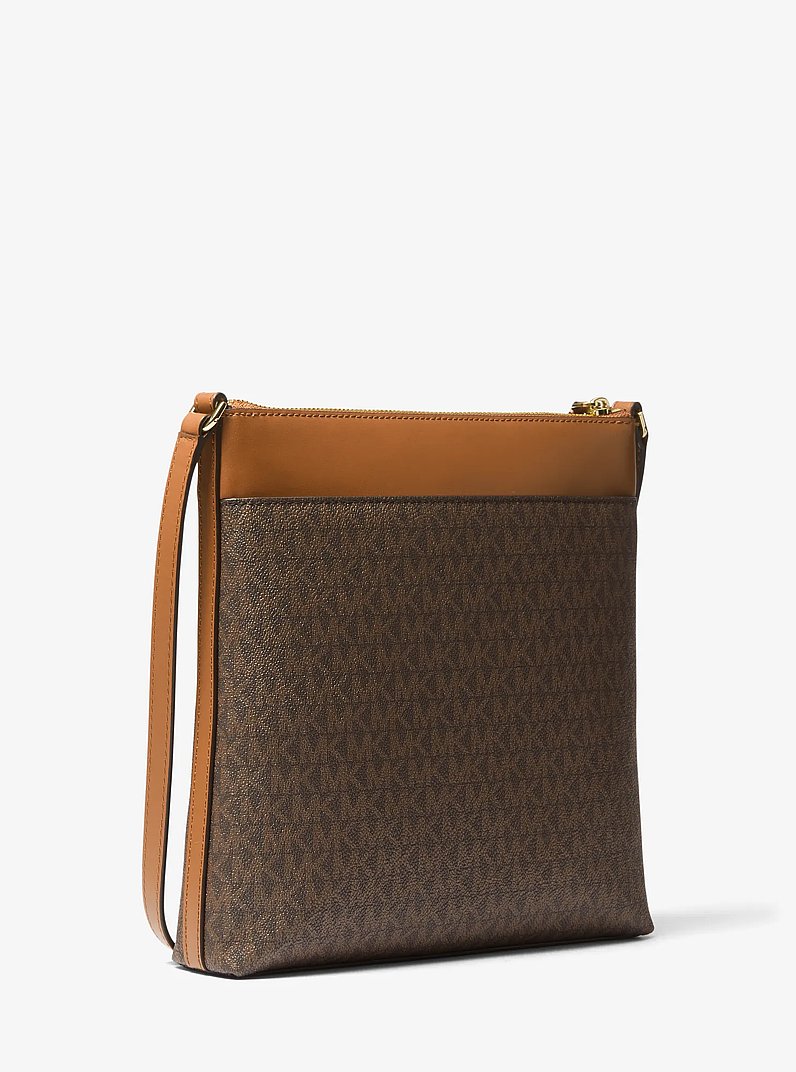 Jet Set Large Logo Crossbody Bag in BRN/ACORN | Michael Kors